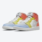 Air Jordan 1 Zoom CMFT “To My First Coach” DJ6910-100 Mid-Top Sneakers | Classic Design Meets Modern Comfort in Tribute to a Coach