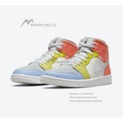 Air Jordan 1 Zoom CMFT “To My First Coach” DJ6910-100 Mid-Top Sneakers | Classic Design Meets Modern Comfort in Tribute to a Coach