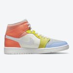 Air Jordan 1 Zoom CMFT “To My First Coach” DJ6910-100 Mid-Top Sneakers | Classic Design Meets Modern Comfort in Tribute to a Coach