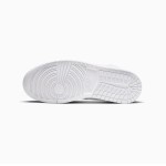 Air Jordan 1 Mid "Triple White" 554724-129 All-White Sneakers