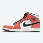 Air Jordan 1 Mid “Turf Orange” DD6834-802 High-Top Sneakers