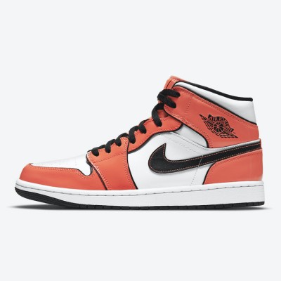 Air Jordan 1 Mid “Turf Orange” DD6834-802 – Classic Design with Bold Turf Orange High-Top Sneakers