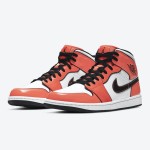 Air Jordan 1 Mid “Turf Orange” DD6834-802 High-Top Sneakers