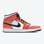 Air Jordan 1 Mid “Turf Orange” DD6834-802 High-Top Sneakers