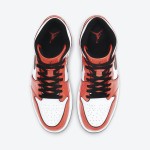 Air Jordan 1 Mid “Turf Orange” DD6834-802 High-Top Sneakers