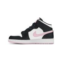 Air Jordan 1 Mid GS White Light Arctic Pink 555112-103 - Fresh Ice Blue Pink Sneakers | Youth Edition | Stylish Classic