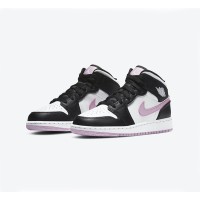 Air Jordan 1 Mid GS White Light Arctic Pink 555112-103 - Fresh Ice Blue Pink Sneakers | Youth Edition | Stylish Classic