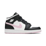 Air Jordan 1 Mid GS White Light Arctic Pink 555112-103 - Fresh Ice Blue Pink Sneakers | Youth Edition | Stylish Classic