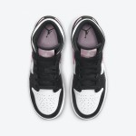 Air Jordan 1 Mid GS White Light Arctic Pink 555112-103 - Fresh Ice Blue Pink Sneakers | Youth Edition | Stylish Classic