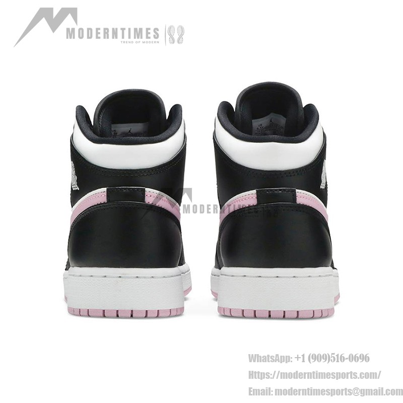 Air Jordan 1 Mid GS White Light Arctic Pink 555112-103 - Fresh Ice Blue Pink Sneakers | Youth Edition | Stylish Classic