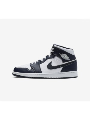 Air Jordan 1 Mid クラシックな赤と白の配色 レトロバスケットボールスニーカー 554724-174 - 快適さとスタイルの完璧な組み合わせ