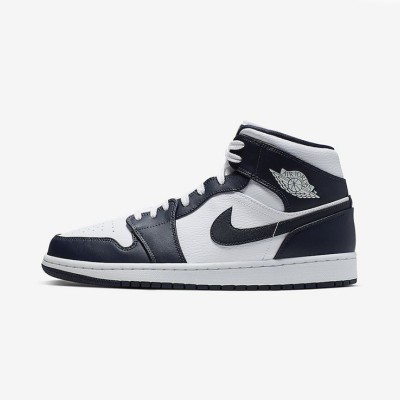 Air Jordan 1 Mid Classic Red and White Colorway Retro Basketball Sneakers 554724-174 - Perfect Blend of Comfort and Style