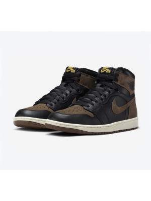 Air Jordan 1 High OG Palomino DZ5485-020 - Classic Brown and Black High-Quality Design