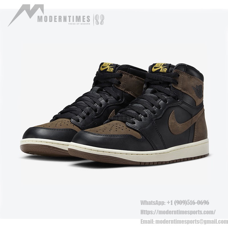 Air Jordan 1 High OG Palomino DZ5485-020 in Classic Brown and Black Colorway