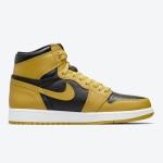 Air Jordan 1 High OG Pollen 555088-701 in Classic Yellow and Black Colorway