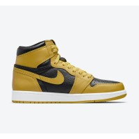 Air Jordan 1 High OG Pollen 555088-701 - Classic Yellow and Black High-Quality Design