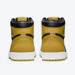 Air Jordan 1 High OG Pollen 555088-701 in Classic Yellow and Black Colorway