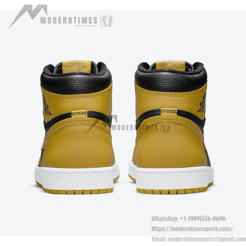 Air Jordan 1 High OG Pollen 555088-701 in Classic Yellow and Black Colorway