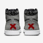 Air Jordan 1 Rebellionaire 555088-036 with Rebellious Graffiti Style Text