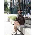 Air Jordan 1 Retro High OG White and Gold Women's Shoes - Side Profile View