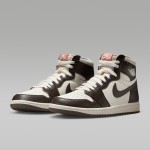 Air Jordan 1 Retro High OG White and Gold Women's Shoes - Side Profile View