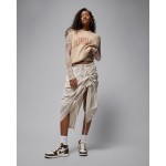 Air Jordan 1 Retro High OG White and Gold Women's Shoes - Side Profile View