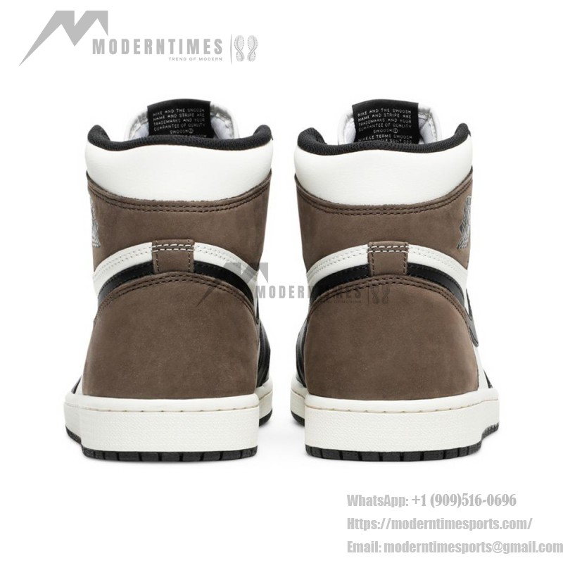 Air Jordan 1 Retro High OG Light Smoke Grey Men's Shoes - White and Grey Side Profile