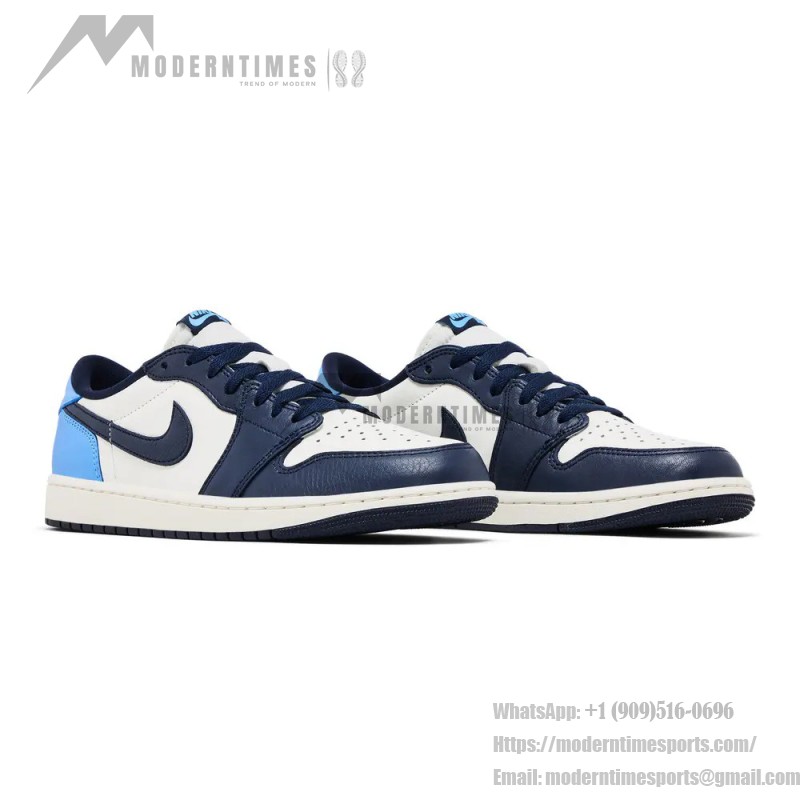 Air Jordan 1 Retro Low OG Obsidian UNC Men's Shoes Side View
