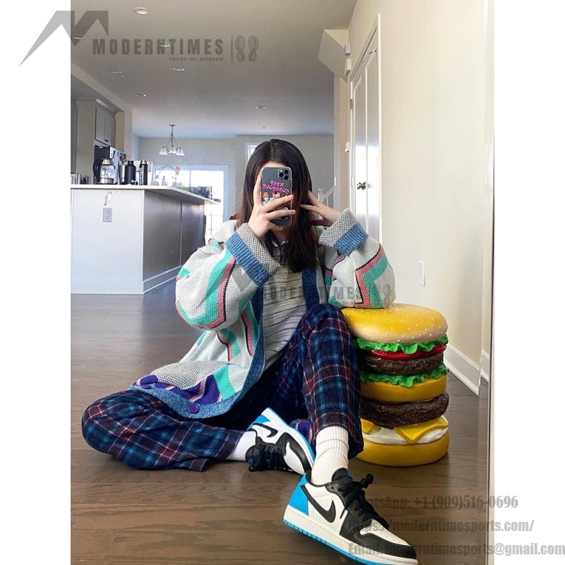 Air Jordan 1 Retro Low OG UNC Men's Shoes Side Profile