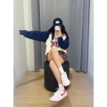 Air Jordan 1 Low OG White Red Men's Shoes Side View