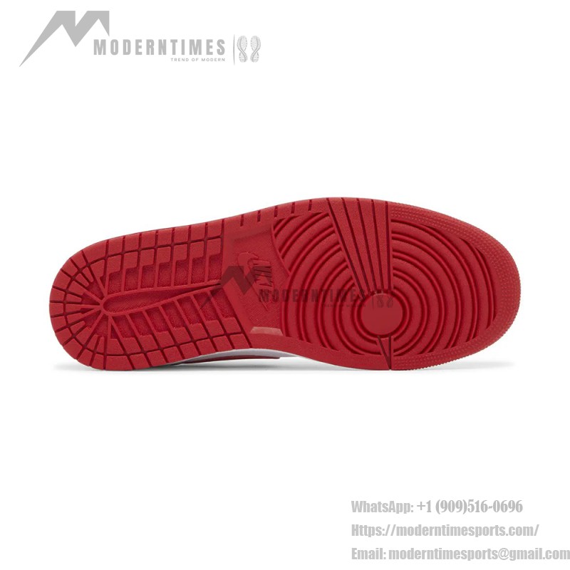 Air Jordan 1 Low OG White Red Men's Shoes Side View