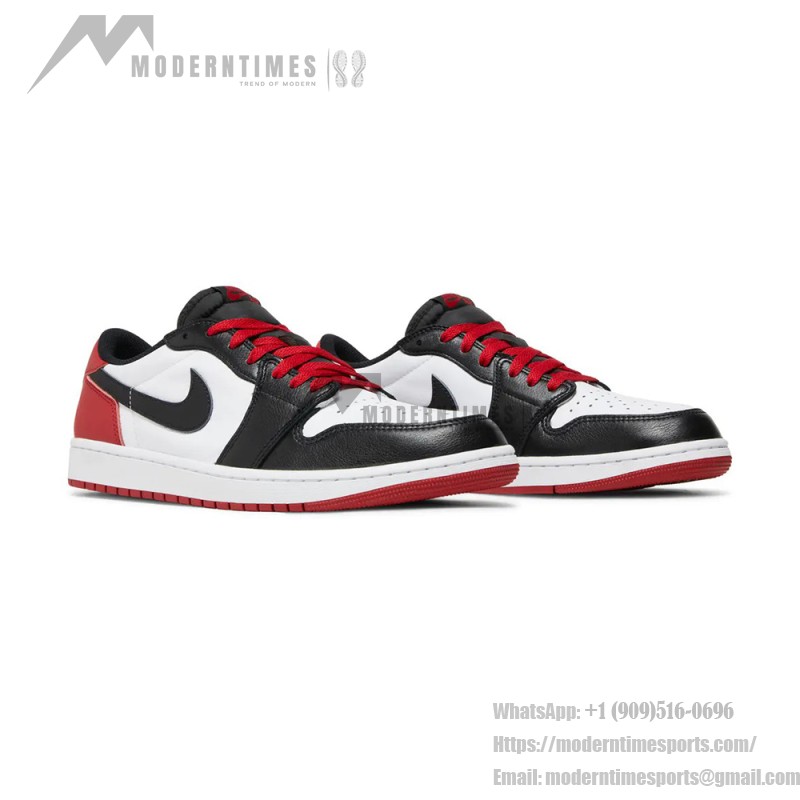 Air Jordan 1 Retro Low OG Black Toe Men's Shoes Side View