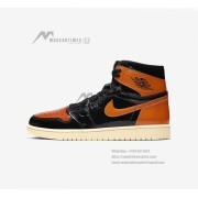 Air Jordan 1 Retro High OG Black Grey High-Top Basketball Shoes 555088-028