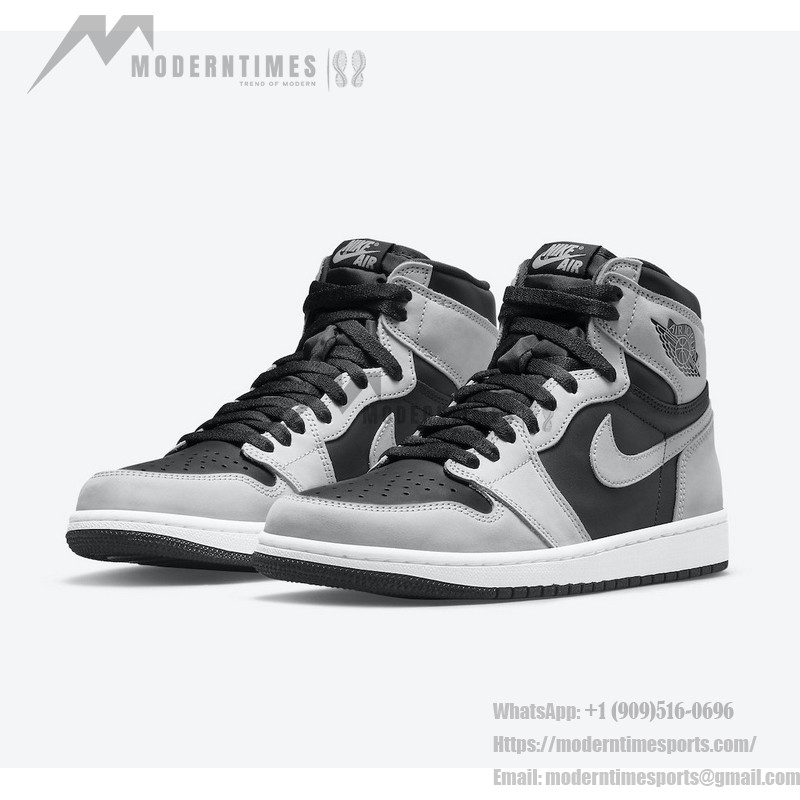 Air Jordan 1 High OG "Shadow Light Smoke Grey" 555088-035 Limited Edition Sneakers