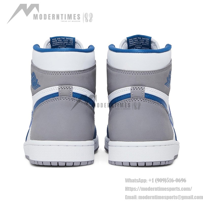 Air Jordan 1 High OG “True Blue” DZ5485-410 Limited Edition Classic White Blue Grey Premium Leather Basketball Shoes