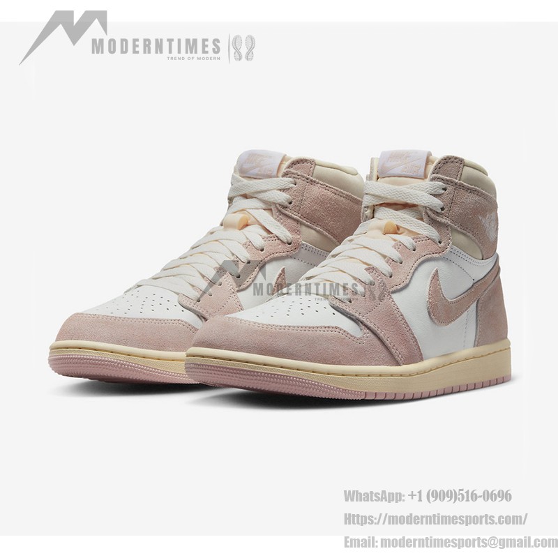 Air Jordan 1 High OG WMNS “Washed Pink” Women's Vintage Pink Basketball Shoes