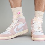 Air Jordan 1 High OG WMNS “Washed Pink” Women's Vintage Pink Basketball Shoes