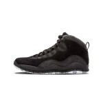 Air Jordan 10 “Stealth” 310805-003 - マットブラックとグレーアクセント