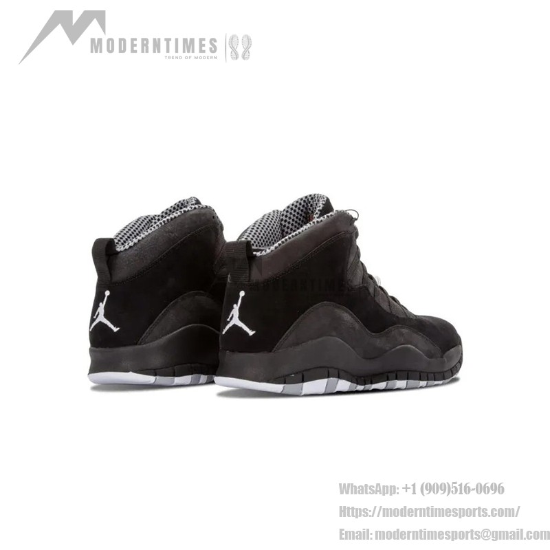 Air Jordan 10 “Stealth” 310805-003 - Matte Black with Grey Accents