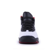 Air Jordan 10 “Double Nickel” 310806-102 Klassische Basketball-Sneaker - Hommage an #45 in Weiß, Schwarz & Rot