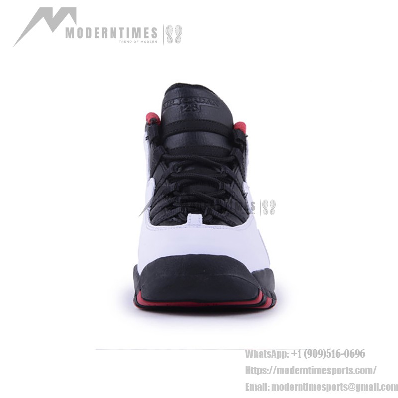 Air Jordan 10 Double Nickel 310806-102 - #45번 헌정 흰색, 검정, 빨강