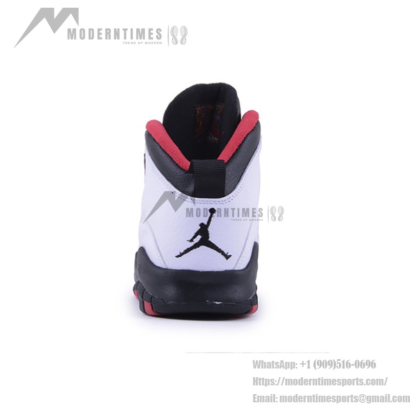 Air Jordan 10 Double Nickel 310806-102 - #45번 헌정 흰색, 검정, 빨강