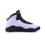 Air Jordan 10 Double Nickel 310806-102 - #45번 헌정 흰색, 검정, 빨강