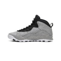 Air Jordan 10 Retro “Cement” 310805-062 Classic Basketball Sneakers - Cement Grey Speckled Design