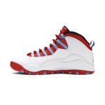 Air Jordan 10 Retro “City Pack Chicago” 310805-114 - White, Red & Blue Tribute to Chicago