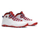 Air Jordan 10 Retro “City Pack Chicago” 310805-114 - White, Red & Blue Tribute to Chicago