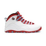 Air Jordan 10 Retro “City Pack Chicago” 310805-114 - White, Red & Blue Tribute to Chicago