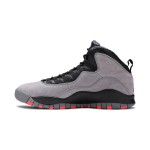 Air Jordan 10 Retro “Cool Grey” 310805-023 - Cool Grey with Red & Black Accents