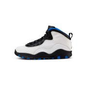 Air Jordan 10 Retro “Orlando” 310805-108 Klassische Basketball-Sneaker - Weiß, Schwarz & Blau Orlando-inspiriertes Design