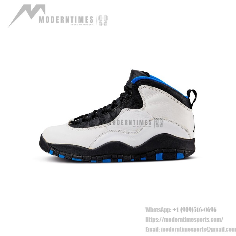 Air Jordan 10 Retro “Orlando” 310805-108 - 흰색, 검정 & 파랑 올랜도 영감 디자인